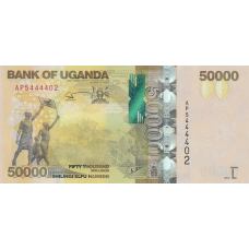 P54b2 Uganda - 50.000 Shillings Year 2015